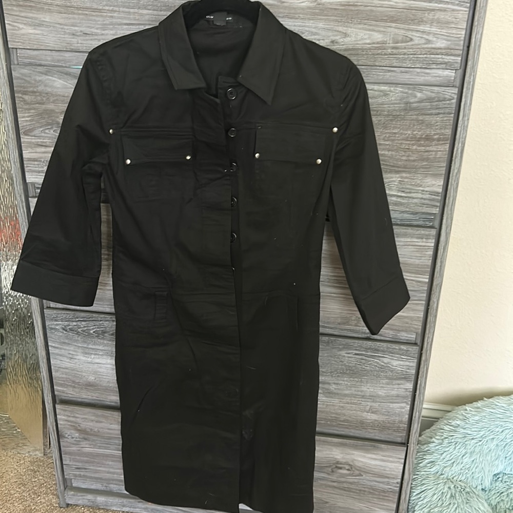 Club Monaco black utility dress